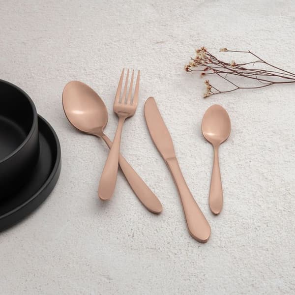 SZTUĆCE 24 DELAR. BERLINGER HAUS BH-3076 SATYNA ROSÉ GULD