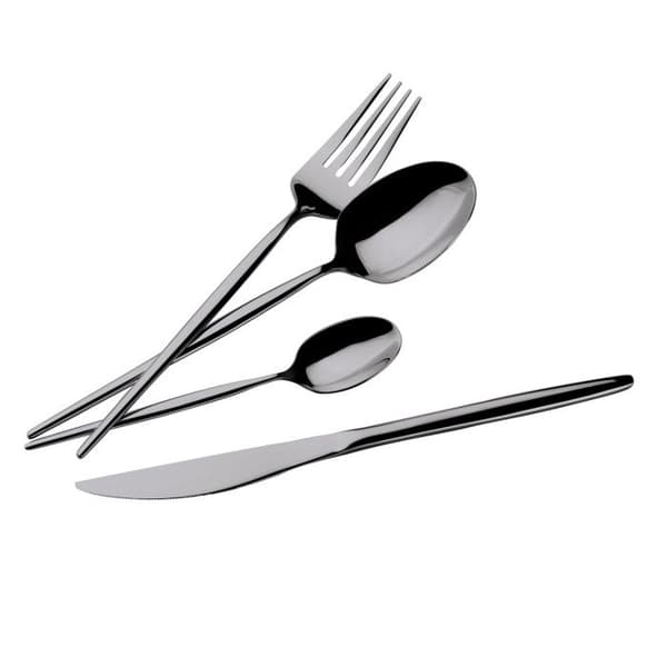 Bestickset - BERLINGERHAUS - BH-3069 - 24 bitar - Rostfritt stål - Blank svart