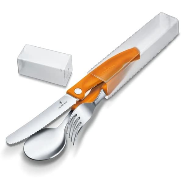 Bestickset - VICTORINOX - Swiss Classic - 3 delar - Orange - Rostfritt stål