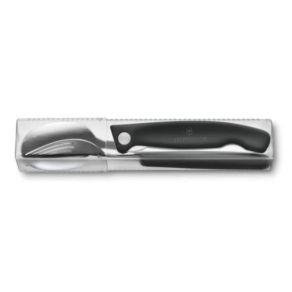 Bestickset - Victorinox - Swiss Classic - 3 delar - Rostfritt stål - Svart
