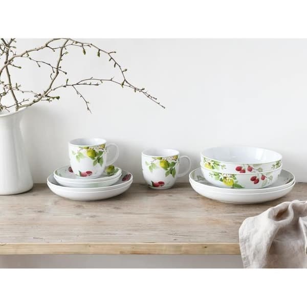 Servis av porslin - CreaTable - 22544 - 10 delar - Porslin - Klar grön