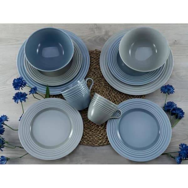 Servis i porslin CreaTable STRIPES Colors