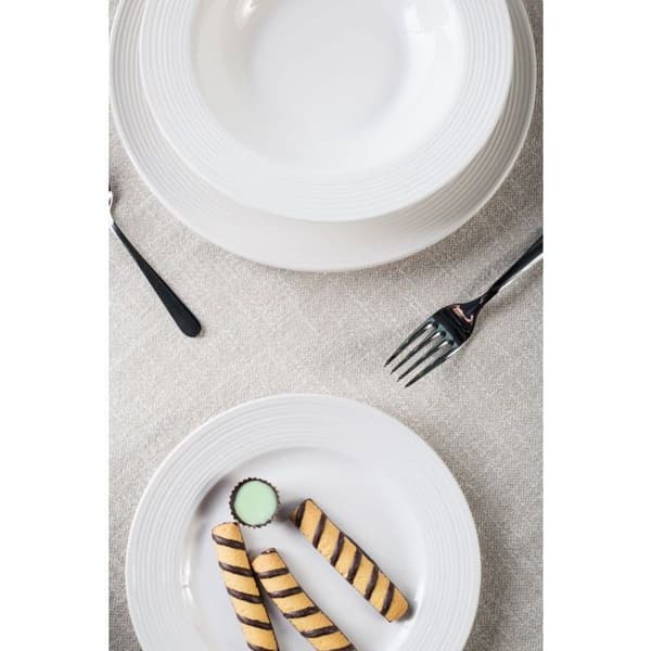 Tognana Set med 6 djupa tallrikar 22 cm CIRKELER