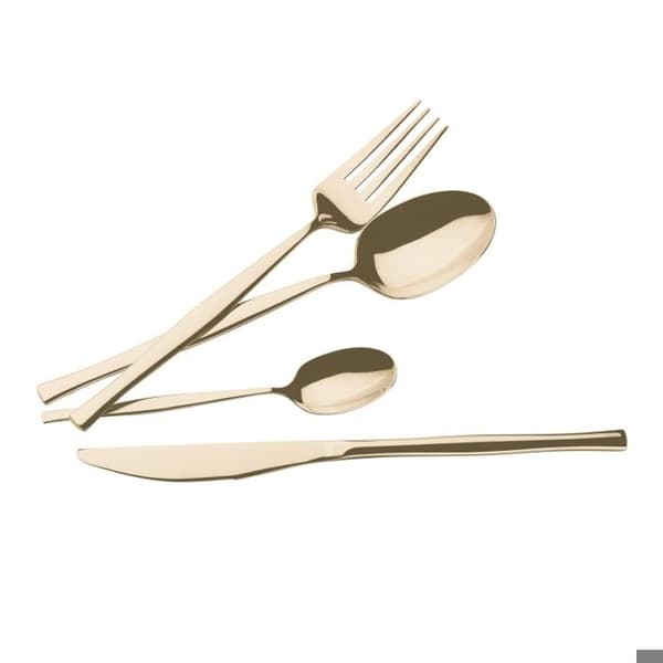 BERLINGERHAUS Set av bestick i rostfritt stål 24 delar polerad Champagne BH-3064