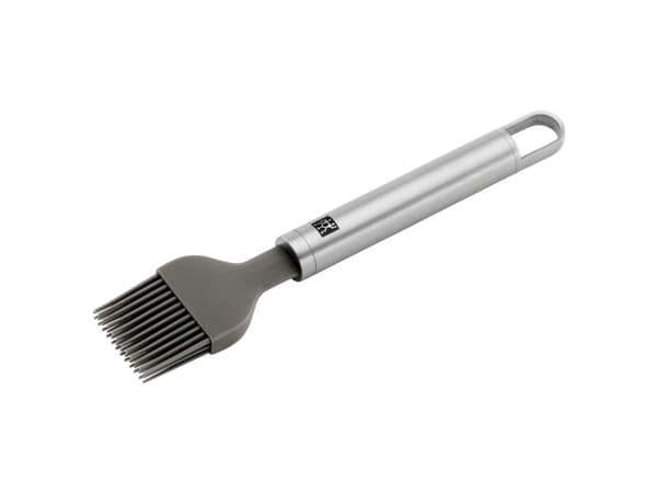 ZWILLING Pro, Flat pensel, Silikon, Rustfritt stål, Sølv, 40 mm, 240 mm