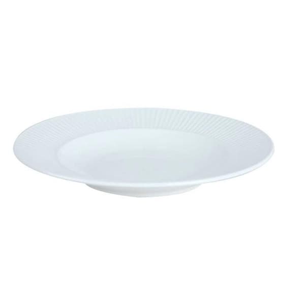 Assiette Domoletti, vit, 22 cm