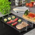 Miniatyrbild 2 av 6: Grillplatta - KINGHOFF - KH-1262 - Högkvalitativ gjutjärn - Dubbel sida - 44 x 24 x 2 cm