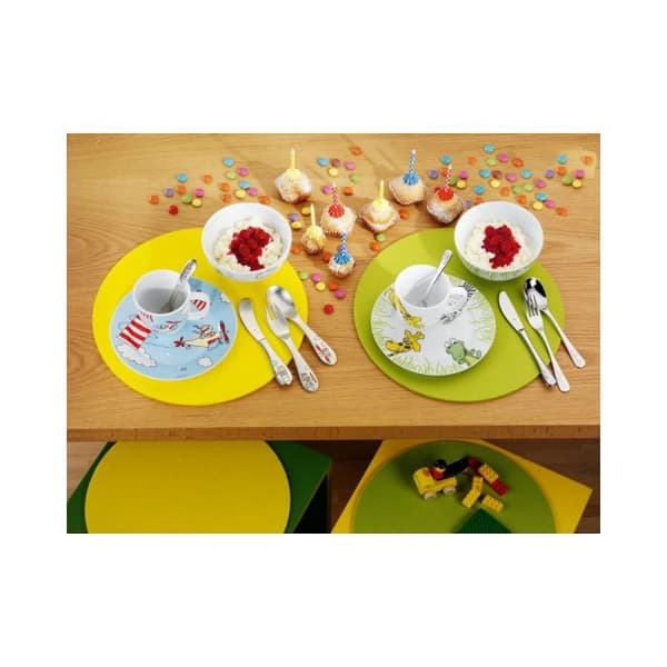 Barnbestickset - WMF - SAFARI - Rostfritt stål - 4 delar - Tål maskindisk