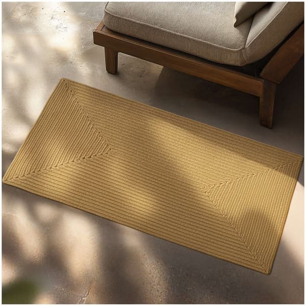 Flätad jutematta Raya, för in- och utomhusbruk - 60 x 90 cm