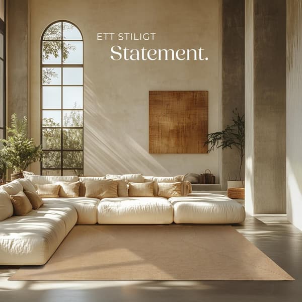Flätad jutematta Vibe - 200 x 290 cm