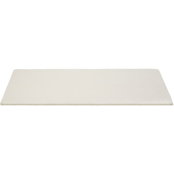 Kortluggig matta Soft Zone - creme, 80 x 150 cm