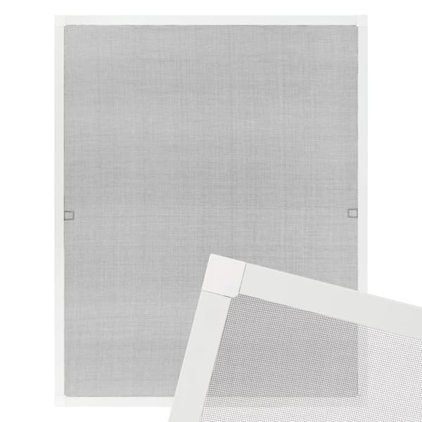 Insektsnät för fönster - 130 x 150 cm, vit