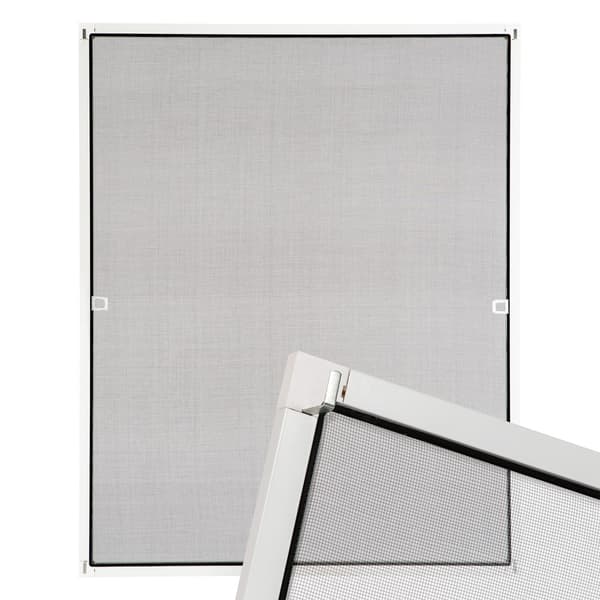 Insektsnät för fönster - 130 x 150 cm, vit
