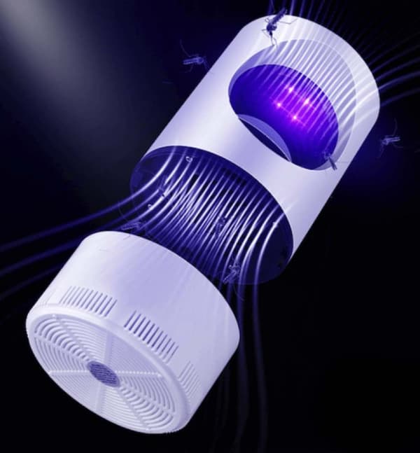 Myggefanger med LED UV lys