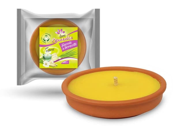 Effektiv Myggavvisande Terrakotta Citronellafackla