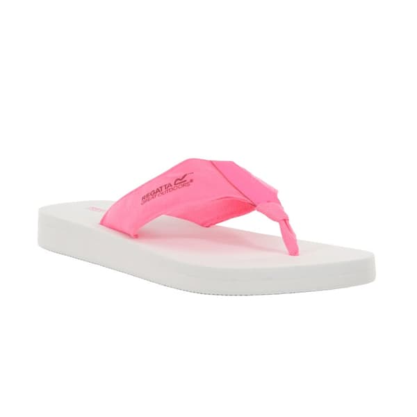 Regatta Womens/Ladies Catarina Flip Flops Black/Radiant Orchid 8 UK