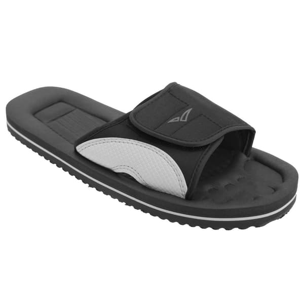 PDQ Mens Surfer Touch Fastening Beach Mule Pool Shoes