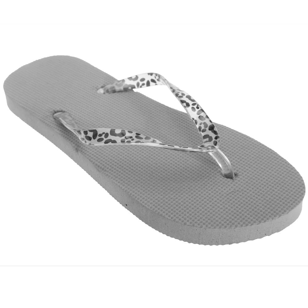 Floso Kvinnor / damer tå-flip flops med leopard-tryckrem