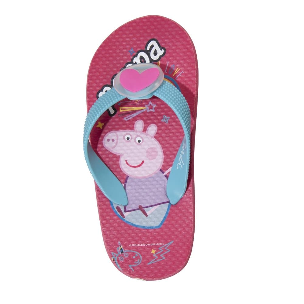 Peppa Pig Flip Flops för barn/barn med ljus