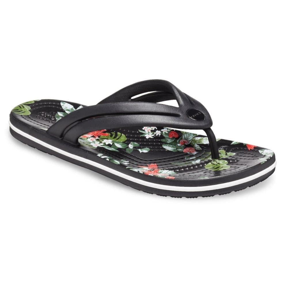 Crocs Womens/Ladies Crocband Floral Flip Flops