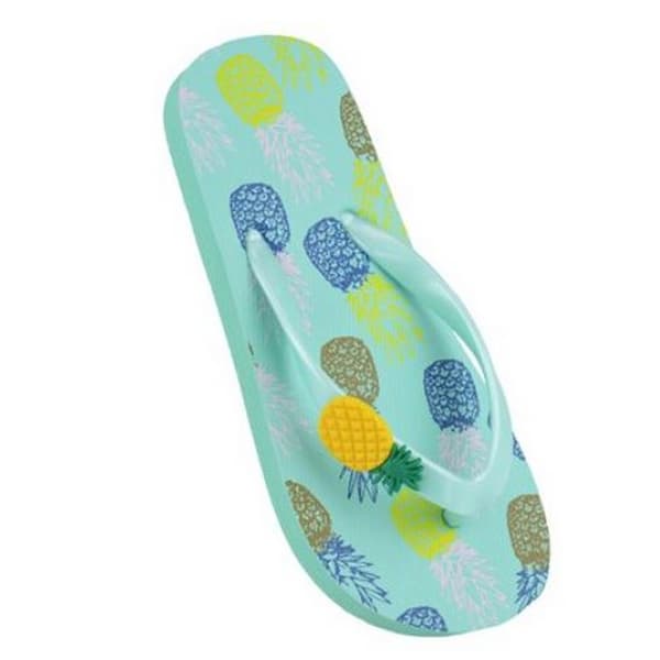 Sandrocks Girls Pineapple Flip Flops