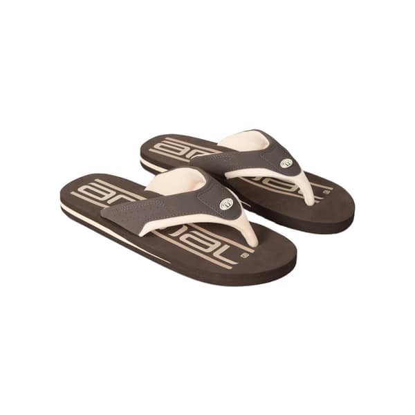 Animal Mens Jekyl Recycled Flip Flops Brown 7 UK