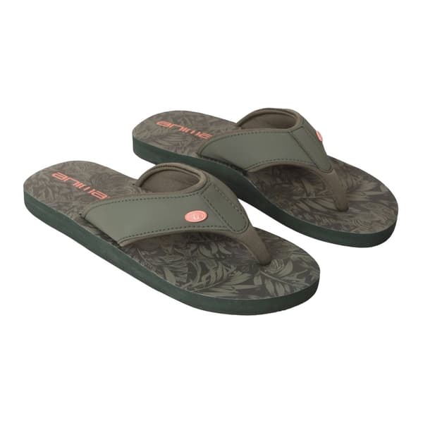 Animal Womens/Ladies Swish - återvunna flip-flops med bladmönster