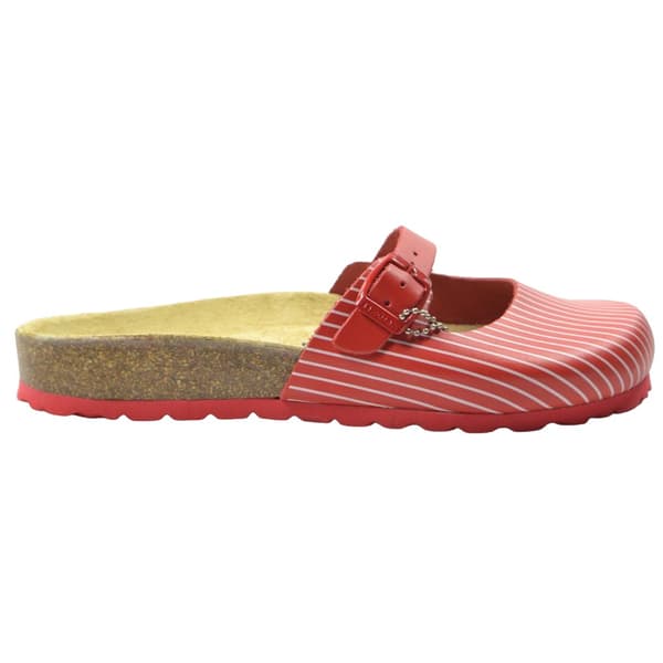 Sanosan Womens/Ladies Florencia Stripe Leather Sandals