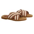 Miniatyrbilde 1 av 3: Where's That From Womens/Ladies Arizona Striped Crossover Strap Flip Flops