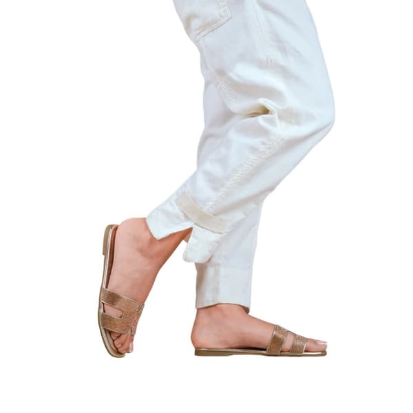 Where's That From Womens/Ladies Mircle Diamante Sliders