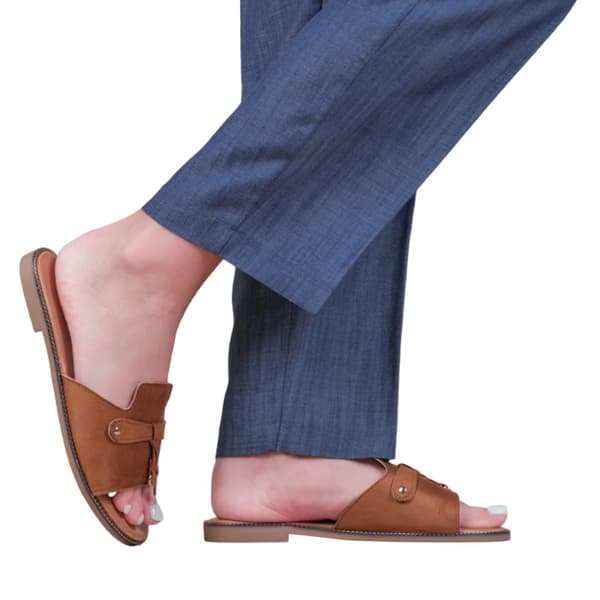 Where's That From Womens/Ladies Sandra Fringe Flat Sliders