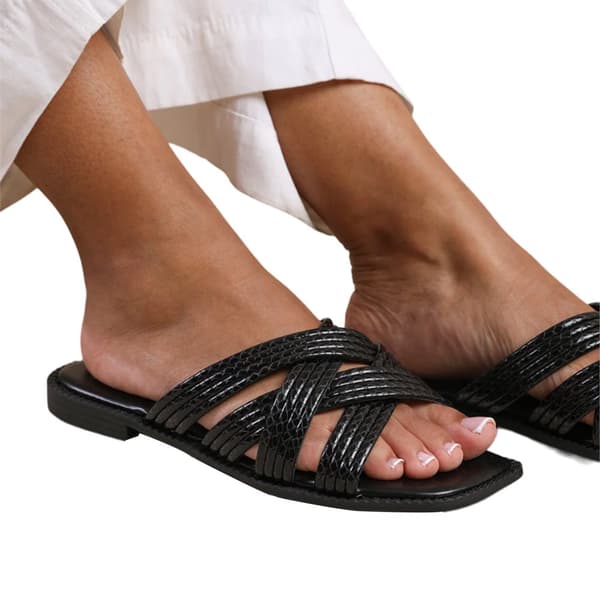 Where's That From Womens/Ladies Crete Multi Crossover Strap Sliders