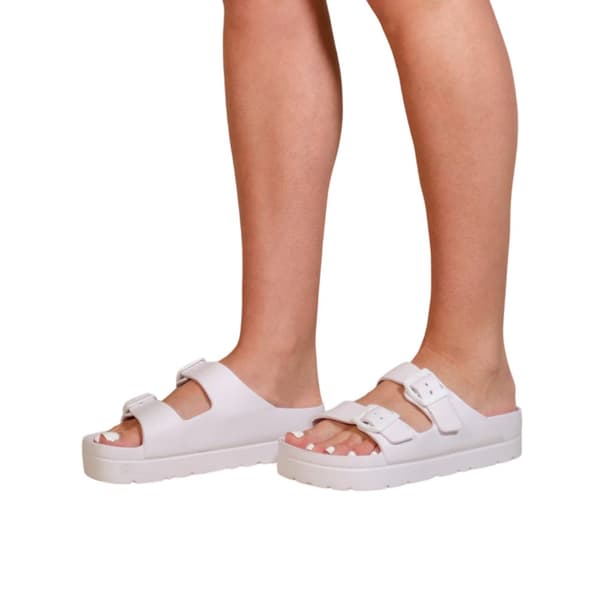 Where's That From Womens/Ladies Danielle Sliders White 5 UK