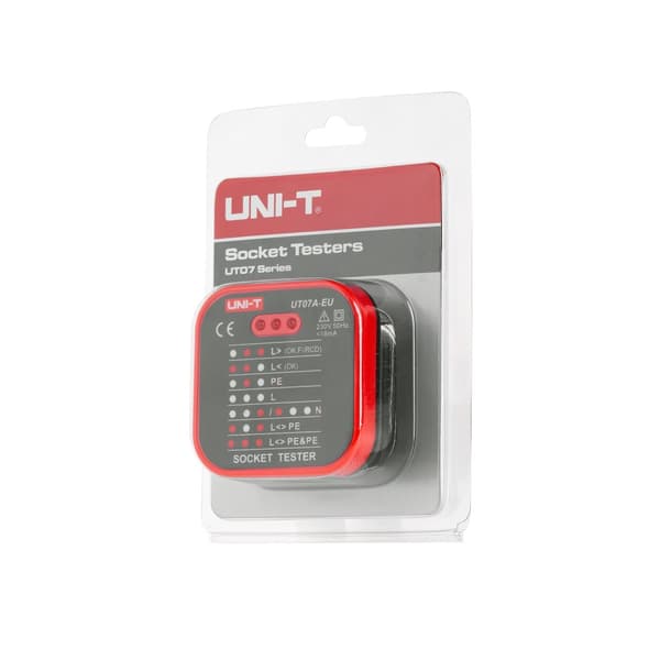 Uni-T UT07A-EU stikkontakt tester