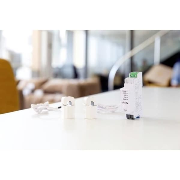Shelly Pro EM 50A Strömmätare Bluetooth, Wi-Fi