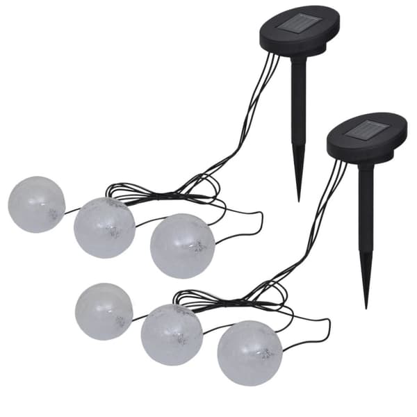 vidaXL Flytende lamper 6 stk LED for dam og basseng