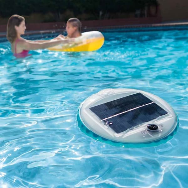 INTEX soldrevet LED-poollampe flydende