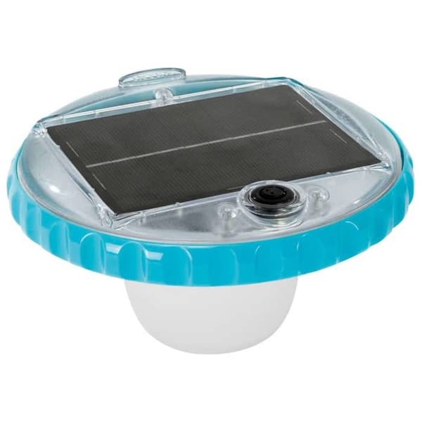 Flerfärgad flytande solcellslampa - Intex 28695 - 2 ljuslägen - 2 års garanti
