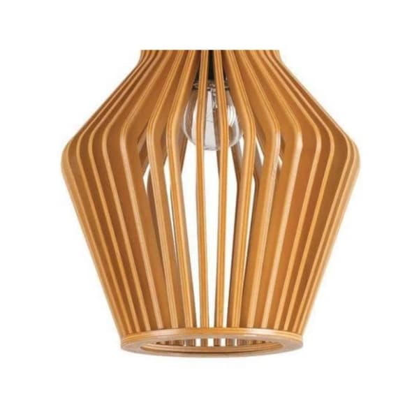 Pendel i naturträ - IDEAL LUX - CITRUS3 SP1 - Ø 20 x H min 45 / max 146 cm - max 1 x 60W E27