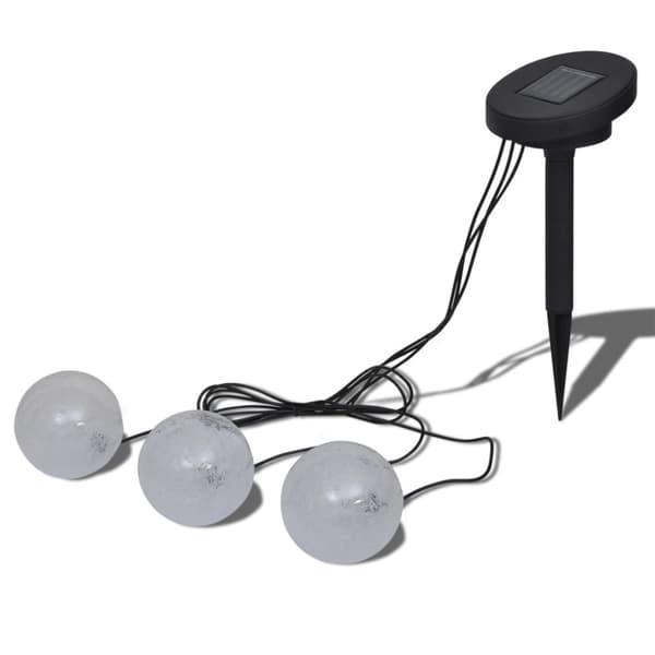 vidaXL 3 soldrevne LED-lyskugler til havebassin -  Flydende lyskilder