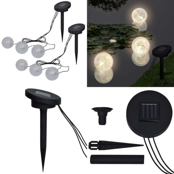 Flytande lampor 6 st LED för damm och pool - Trädgårdslampa - Trädgårdslampor - Home & Living