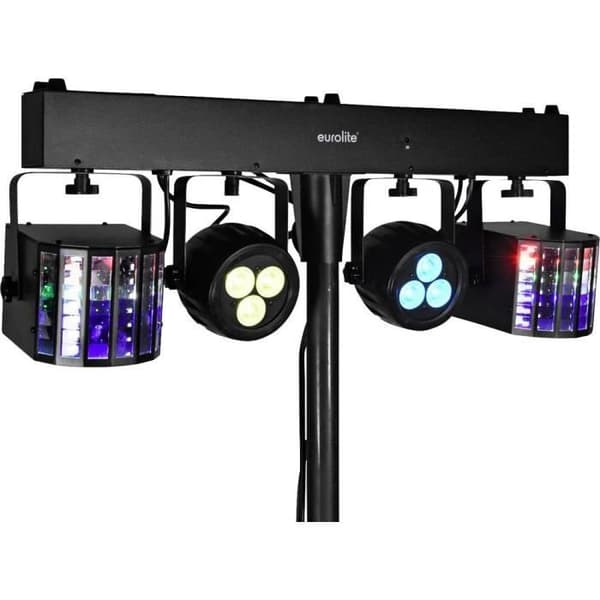 Projektor PAR LED - EUROLITE - KLS-120 FX - Svart - Elektrisk - 2 roterande Derby LED