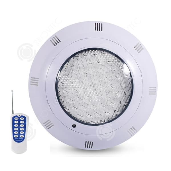INN Simbassänglampa LED Simbassänglampa 45w 12v 6500k IP68 Vattentät Färgglad Fjärrkontroll Undervattensljus Landskapsbelysning Ljus