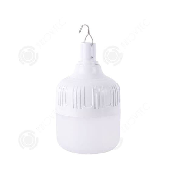 INN 220W USB-lampa med 3 belysningslägen och bärbar glödlampskrok lämplig för camping nödlampor utomhus