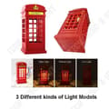 Miniatyrbild 3 av 4: TD® Classic Retro telefonkiosk formad ljus LED Nattljus Touch Sensor Lampa LED Nattljus Dekoration