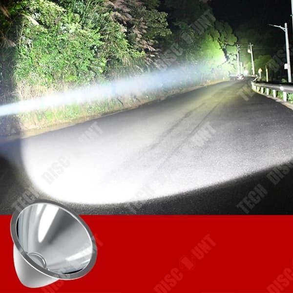 TD® Utomhusstrålkastare bärbar camping vandring långdistansbestrålning storkaliber halo starkt ljus laddning bärbar lampa