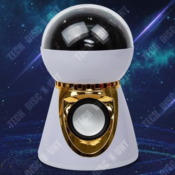 TD® Guld LED Bluetooth Musik Ljus Stjärna Snowman World Cup Färgglad Magic Ball Scenljus Blinkande ljus