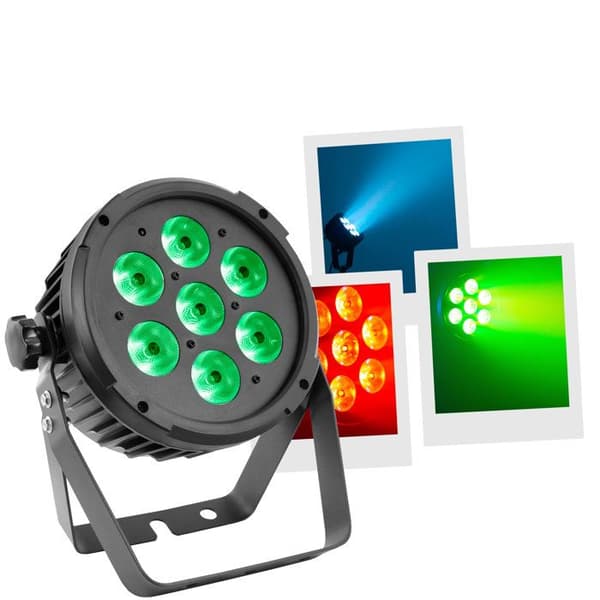 MAC MAH FLAT PAR 7X12W 6IN1 - PAR LED