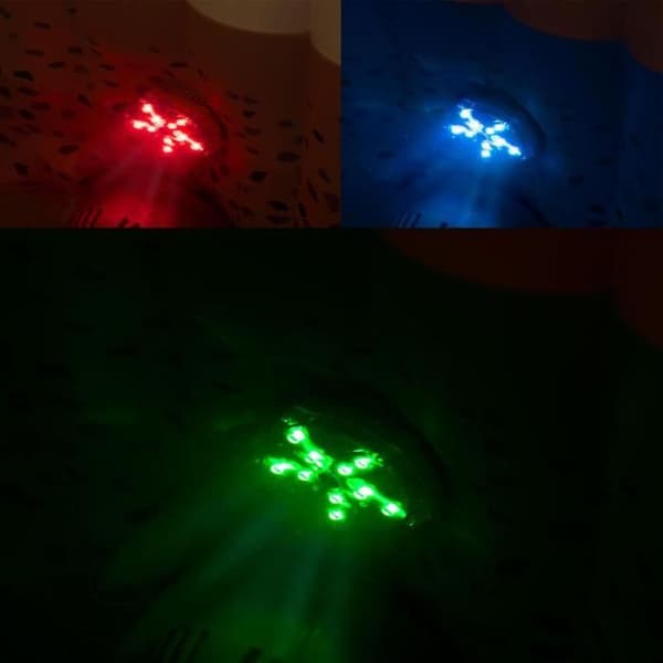 LED-ljus för Lay-Z-Spa - BESTWAY - 7 färger - batteridriven - 9,2x6,2 cm