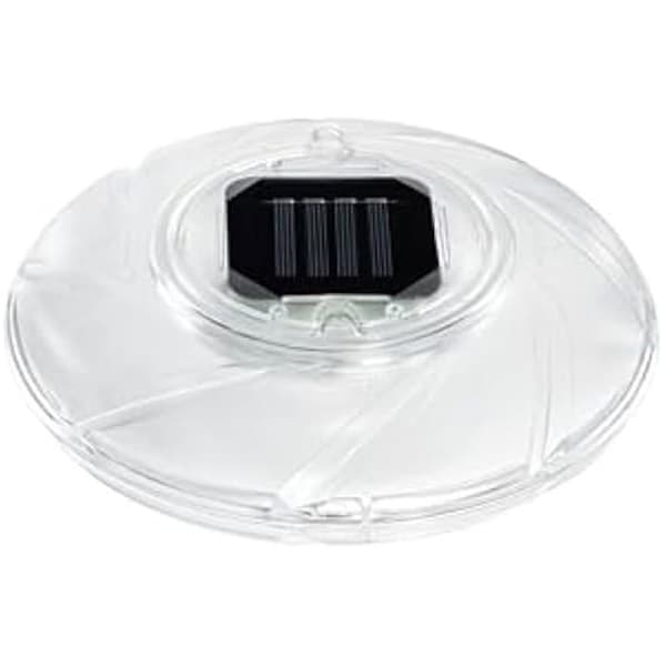 Solarlampa - BESTWAY - 18 cm - Uppladdningsbar - 8H autonomi - Flerfärgad LED